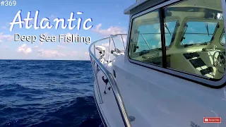 Fishing the Atlantic Sea Crooked PilotHouse boat Minn Kota Riptide Terrova 112 thrust 72 shaft