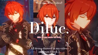 ✨10 MINUTES OF DILUC GENSHIN IMPACT✨| TIKTOK COMPILATION