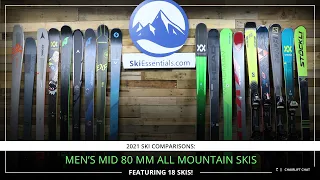 2021 Men's Mid-80 mm All-Mountain Ski Comparison with SkiEssentials.com