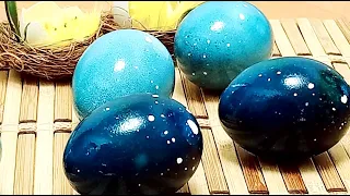 How to color EASTER EGGS BEAUTIFULLY without dyes/ ONE natural product 3 colors