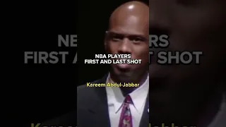NBA player first and last shot Pt.3