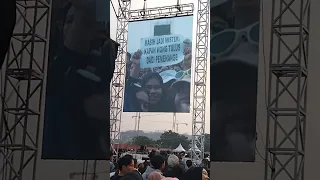 ketika Gilga Sahid bilang I LOVE U HAPPY di konser Pesta Semalam Minggu Cikarang