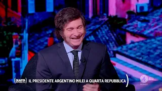 MILEI  Rete4 Mediaset 12/02/2024