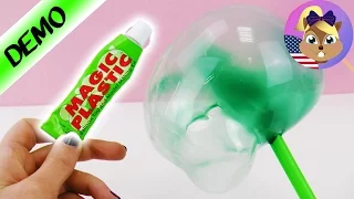 MAGIC PLASTIC - MAKE YOUR OWN BALLOON! | Blowing Magic Plastic | Demo