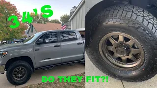 34’s are better than 35’s! New tires for the Tundra! Plus how I made them fit!