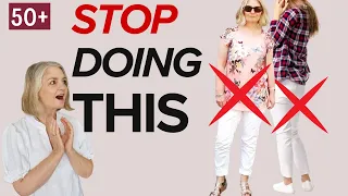 How NOT to Wear White Jeans  -- My Over 50 Fashion Life