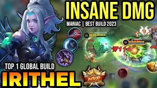 IRITHEL BEST BUILD 2023 | BUILD TOP 1 GLOBAL IRITHEL GAMEPLAY | MOBILE LEGENDS✓