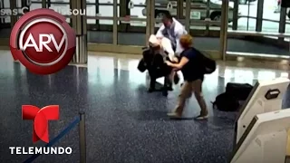 Pasajero golpea a piloto de American Airlines | Al Rojo Vivo | Telemundo
