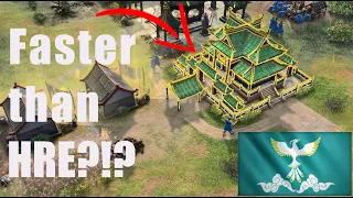 ZHU XI Optimised Fast Castle | AoE 4 Build Order Guide | Season 6