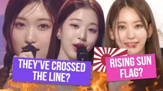 Kpop Discuss: Wonyoung's mercilessly bashed over lip-sync | Lesserafim promoting Rising Sun flag?