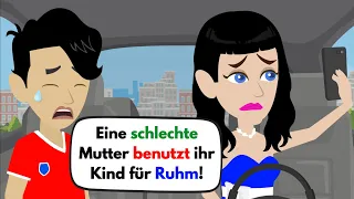 Deutsch lernen | Eine schlechte Mutter benutzt ihr Kind für Ruhm! Wortschatz und wichtige Verben