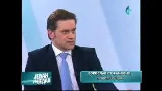 Borislav Stefanović u emisiji ''Jedan na jedan'' na RTV (2.6.2014)