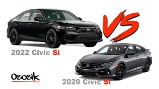 11th Gen Civic Si VS 10th Gen Civic Si - Does the 2022 Civic Si Really Have Less HP? | DRAG RACING