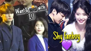 When IU meets male idols (Jungkook, Mingyu , Kai and more)