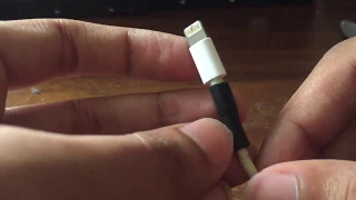 Damaged Lightning Cable Quick Fix