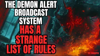 Rules Creepypasta | The Demon Emergency Alert Broadcast System Has A Strange List of Rules