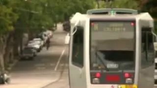 Tram drifting