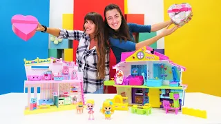 Bebek evi nasıl düzenlenir? Ümit Shopkins Sevcan Pinypon evini yerleştiriyor!