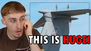 Brit Reacting to America’s MASSIVE Military Airplane that is Named After a Porn Star