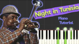 Dizzy Gillespie - Night in Tunisia - Jazz piano tutorial