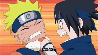 NARUTO -ナルト- 疾風伝: ナルトとサスケの面白い瞬間