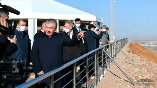 Шавкат Мирзиёев посетил город Алмалык