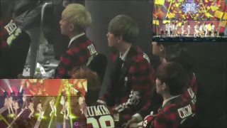 140123 SMA Baekhyun Focus Reaction to SNSD I Got a Boy