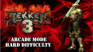 Tekken 3 Arcade Mode | Yoshimitsu | Hard Difficulty (3 Rounds)