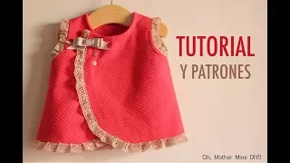 DIY Costura: vestido de bebé (patrones gratis)