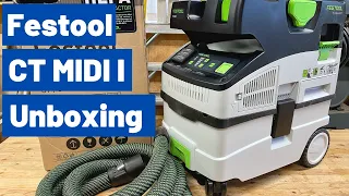 Festool CT MIDI I HEPA Bluetooth Dust Extractor // Unboxing & First Impressions