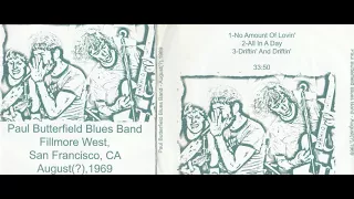 PAUL BUTTERFIELD BLUES BAND live in San Francisco, CA, xx..08.1969