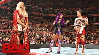 Charlotte Flair tries to drive a wedge between Bayley and Sasha Banks: Raw, March 27, 2017