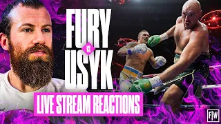 TYSON FURY VS OLEKSANDR USYK | Full Live Stream Reactions | #FuryUsyk #RingofFire #Undisputed