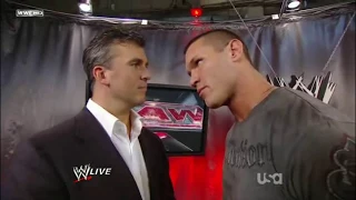 Randy Orton & Shane Mcmahon Backstage Segment WWE Raw 9.22.08