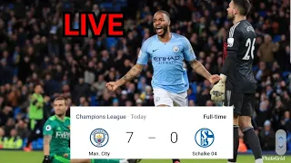 MANCHESTER CITY VS FC SCHALKE 04 7-0 FULL MATCH HIGHLIGHTS UEFA CHAMPIONS LEAGUE