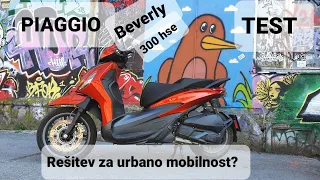 Piaggio Beverly 300 hse 2021 - Test Motoavantura.si