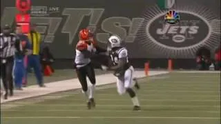 Darrelle Revis owns Chad Ochocinco - 0 catches 0 yards