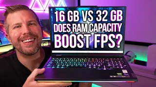 16 GB vs 32 GB Gaming Laptop Ram Capacity Test! Does 32 GB Boost Game Performance? 10+ Games Tested!