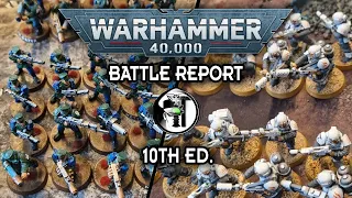 Auspex Tactics Vs Mordian Glory Battle Report! Hot Guard on Guard Action! | Warhammer 40,000