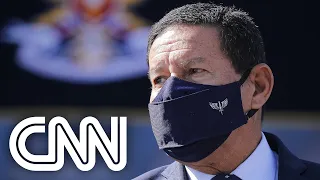 ‘Não comento falas do presidente’, diz Mourão após nova declaração de Bolsonaro | VISÃO CNN