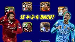 How to get 4-2-4 Formation in eFootball 2023 Mobile ? | 4-2-4 Formation Back? 🚀😍