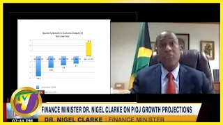 Finance Min. Dr Nigel Clarke on PIOJ Growth Projections | TVJ Business Day - August 27 2021