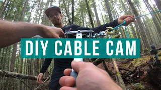 AMAZING DIY Cable Cam for Mountain Bike Films