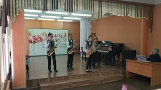 Ансамбль саксофонистов JazzOrange,20.04.2019