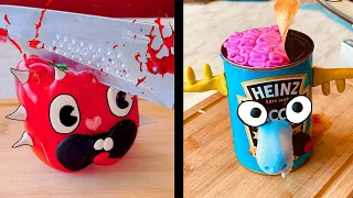 Cooking Different FOOD With HAPPY TREE FRIENDS. ASMR Eating Food