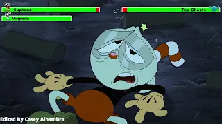 The Cuphead Show! (2022) Ghosts Ain't Real with healthbars