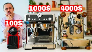 Machine à Café à 100$ VS 4000$: Peut-on goûter la différence?