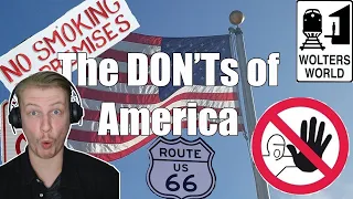 British Guy Reacts To The DON'Ts of Visiting The USA