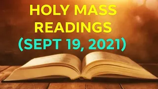 SEPTEMBER 19 2021 SUNDAY HOLY MASS READINGS | 25TH SUNDAY IN ORDINARY TIME | YEAR B