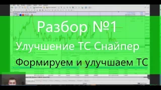 Разбор, улучшение тс снайпер, Как сформировать торговую систему и сделать ее прибыльной.